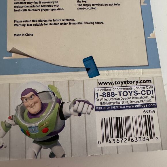 Disney Pixar Toy Story Car Alarm Key Set 2010 Collectors New - Picture 3 of 4